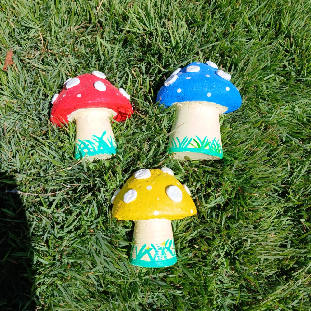 Enfeite de Jardim Cogumelos Encantados